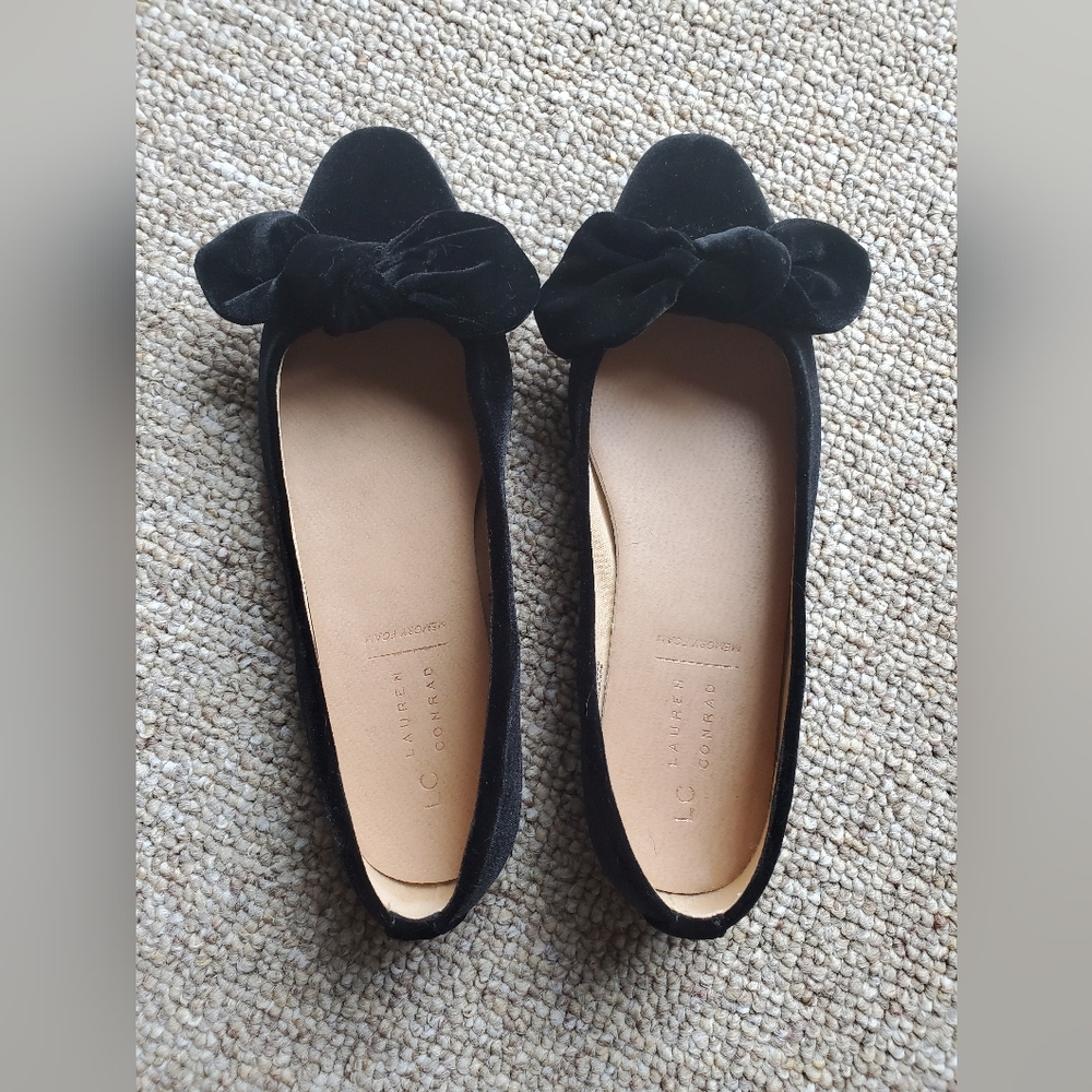 Lauren Conrad Suede Flats